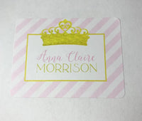 Princess crown Name Stickers