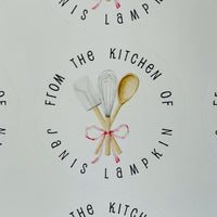 Kitchen Sticker with utensils