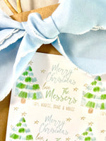 Watercolor Christmas Tree Gift Tags