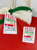 Christmas gift Stickers with presents