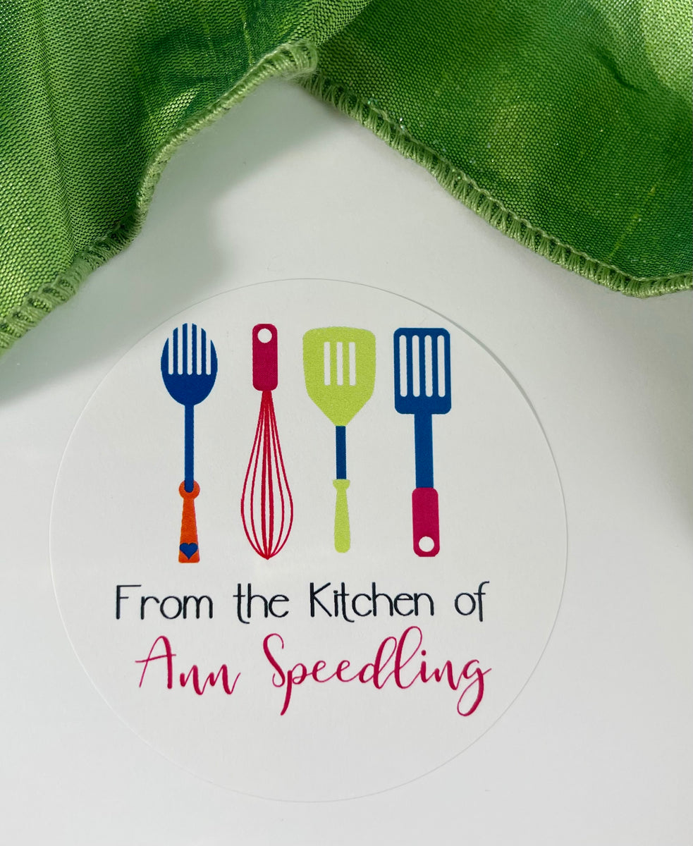 From the Kitchen of Stickers bright utensils – Baby Face Design