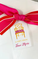Gift Tag Chinoiserie Chair
